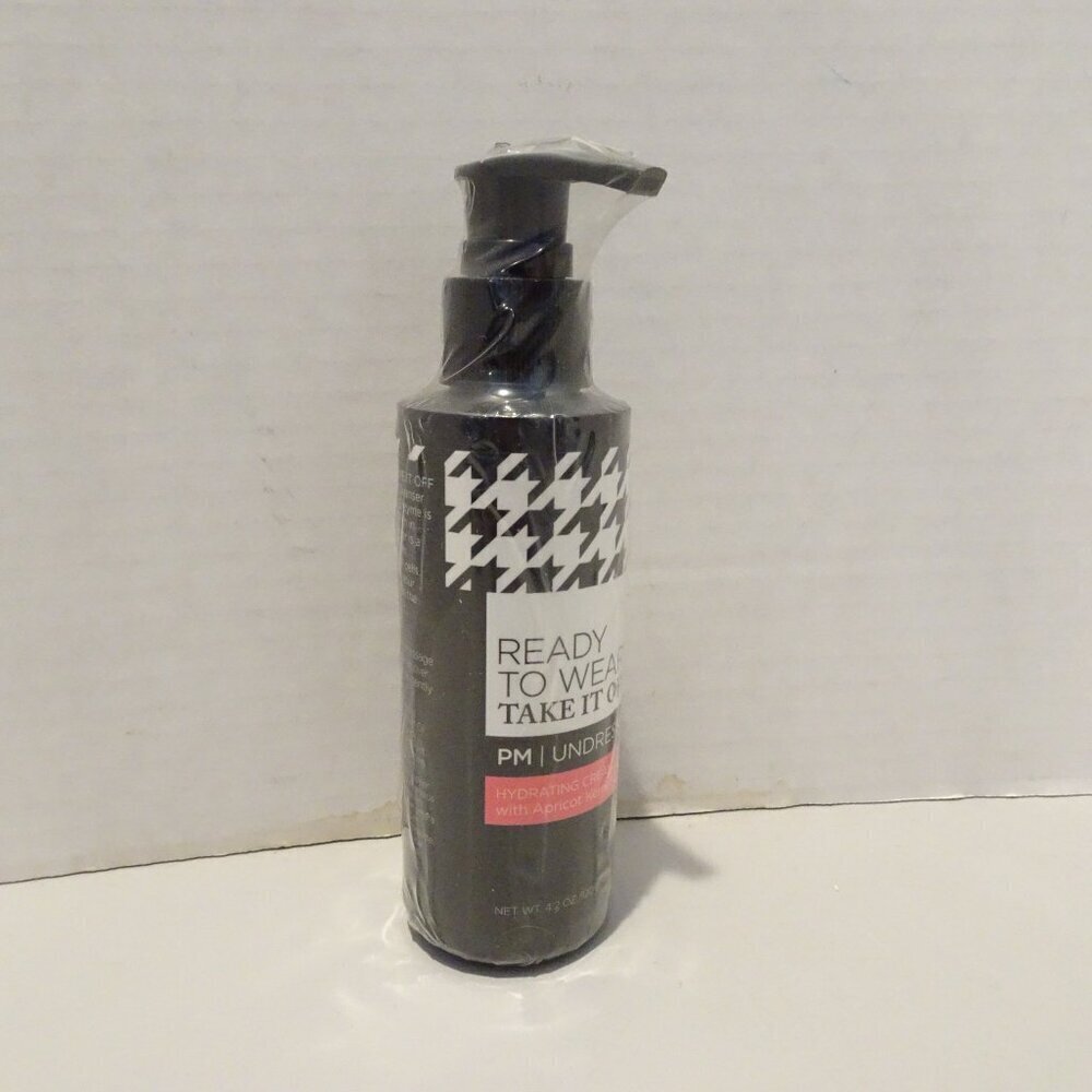 Ready To Wear Take It Off PM:Undress Cream Cleanser 4.2 Fl Oz NEW Sealed